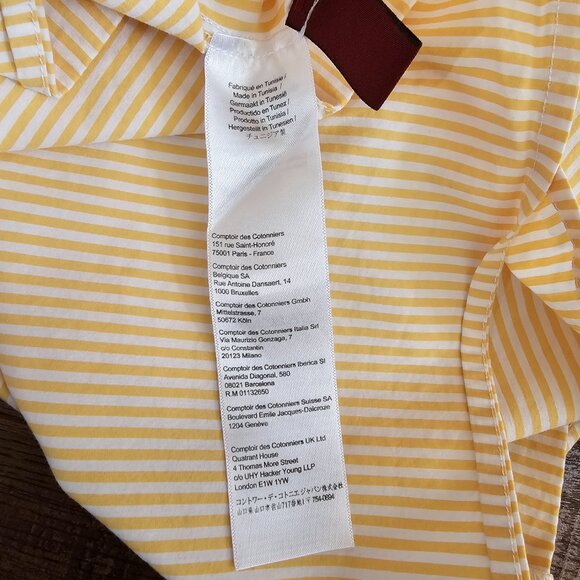 Comptoir Des Cotonniers Striped A-Line Sleeveless Dress, XS - Picture 10 of 10